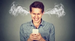 irytacja na smartfon