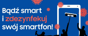 samsung oczyszczanie smartfona dezynfekcja