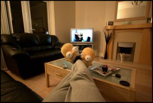 oglądanie telewizji