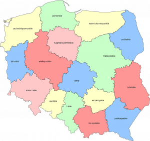 mapa polski