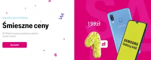 śmieszne ceny wyprzedaż telefonów t-mobile