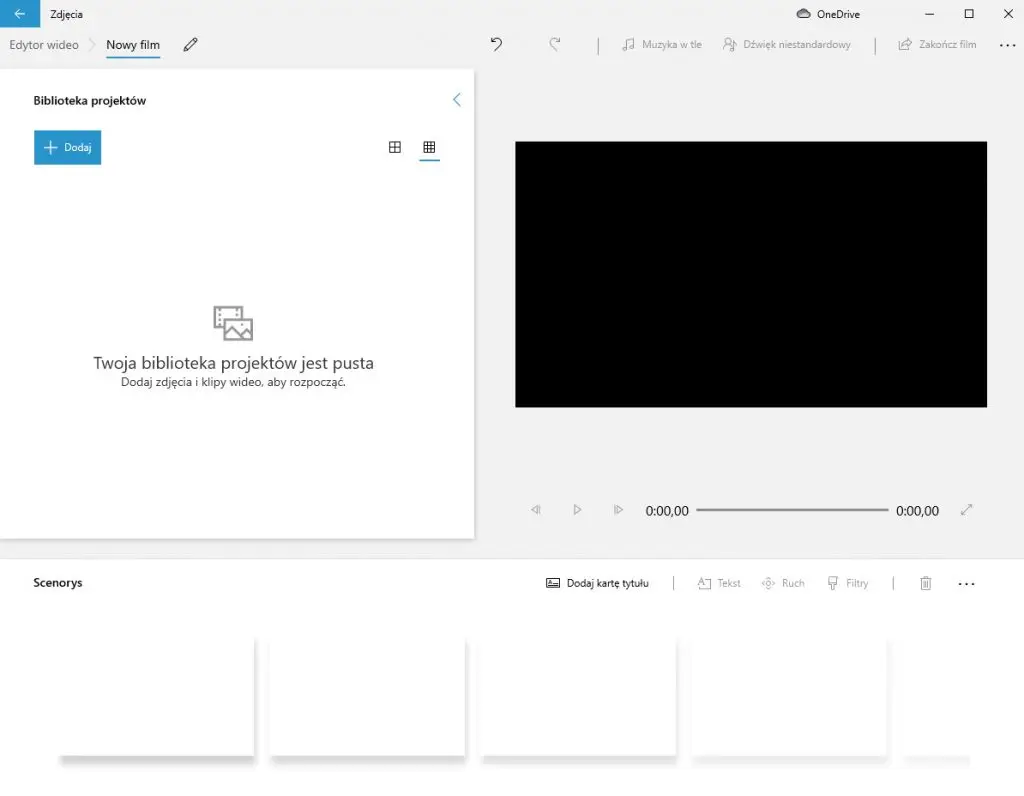 windows movie makrer obróbka video