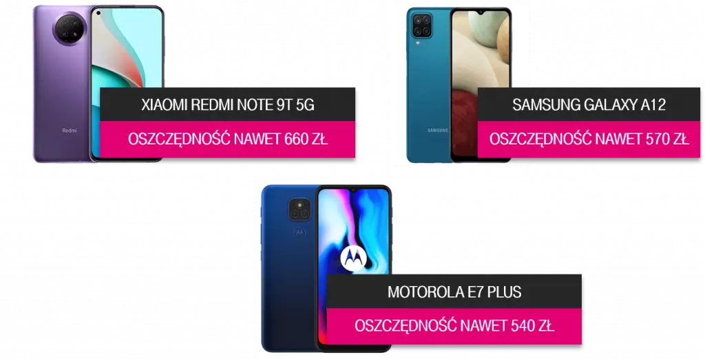smartfony w&nbsp;t-mobile