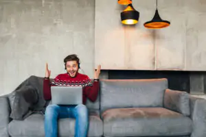 radość z szybkiego internetu