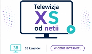 Pakiet XS telewizja w cenie internetu